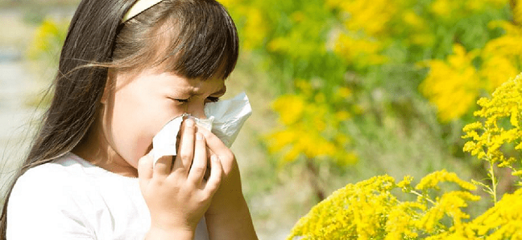 watch for allergy symptoms